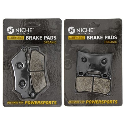 NICHE Brake Pad Set for Victory Touring Cruiser Kingpin Vegas Front Rear Organic