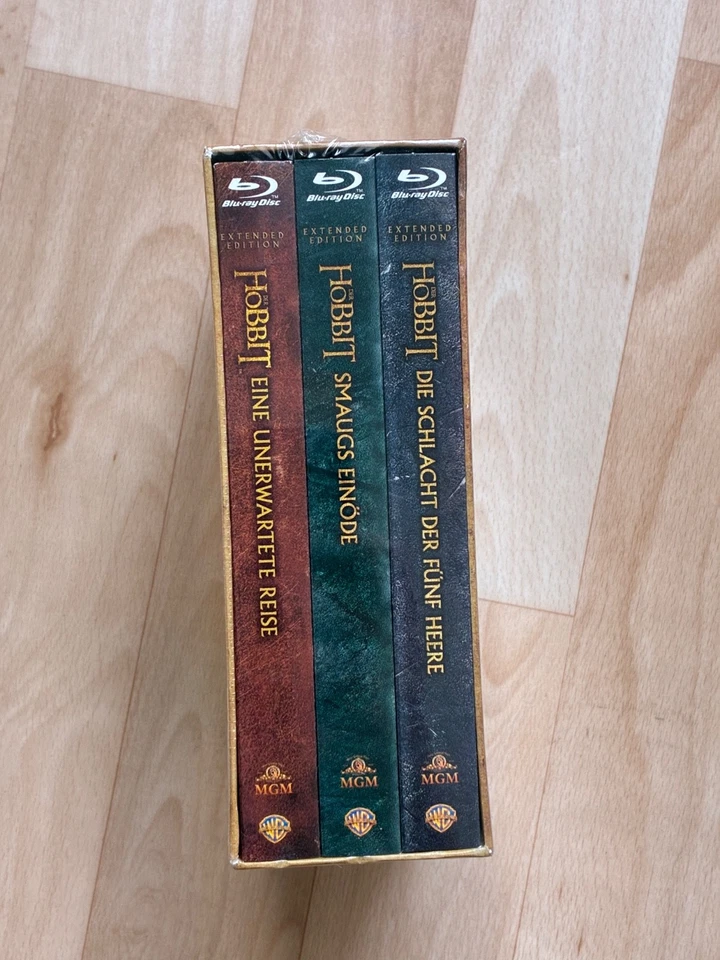 Der Hobbit Trilogie Blu Ray Extended Edition Digipak NEU OVP Sammleredition AMZ - Bild 2 von 3