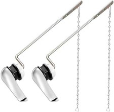 2 Pack Toilet Handle Replacement Kit, Universal Front Mount Toilet Flush Lever R