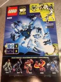 Lego 8409 Ben 10 Alien Force Spidermonkey RETIRED with Box & Instructions