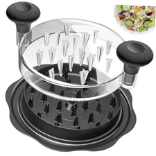10" Pro Chicken Shredder Tool Twist Large for Kitchen, BPA-Free Food-Safe Black