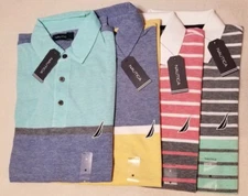$69 NEW NWT NAUTICA MEN'S POLO SHIRT SIZE M L XL XXL 2X S/S 100% COTTON CLASSIC