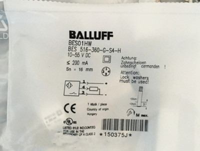 BALLUFF BES 516-360-G-S4-H Photoelectric Inductive Proximity Sensor Switch NEW
