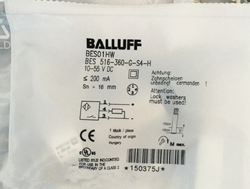 Produktbild von 1x BES 516-360-G-S4-H M18 – Näherungsschalter, Induktiv, Für Industrielle Sensorik