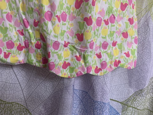 *LILLY PULITZER*GR. 4 KLEINKIND*MÄDCHEN BAUMWOLLE TULPENDRUCK KLEID/ÄRMELLOS/SEHR GUTER ZUSTAND - Bild 4 von 5