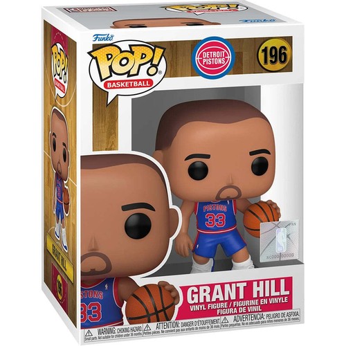 Funko Pop! NBA Detroit Pistons: Grant Hill (temporada de novato) #196 + protector - Imagen 2 de 3