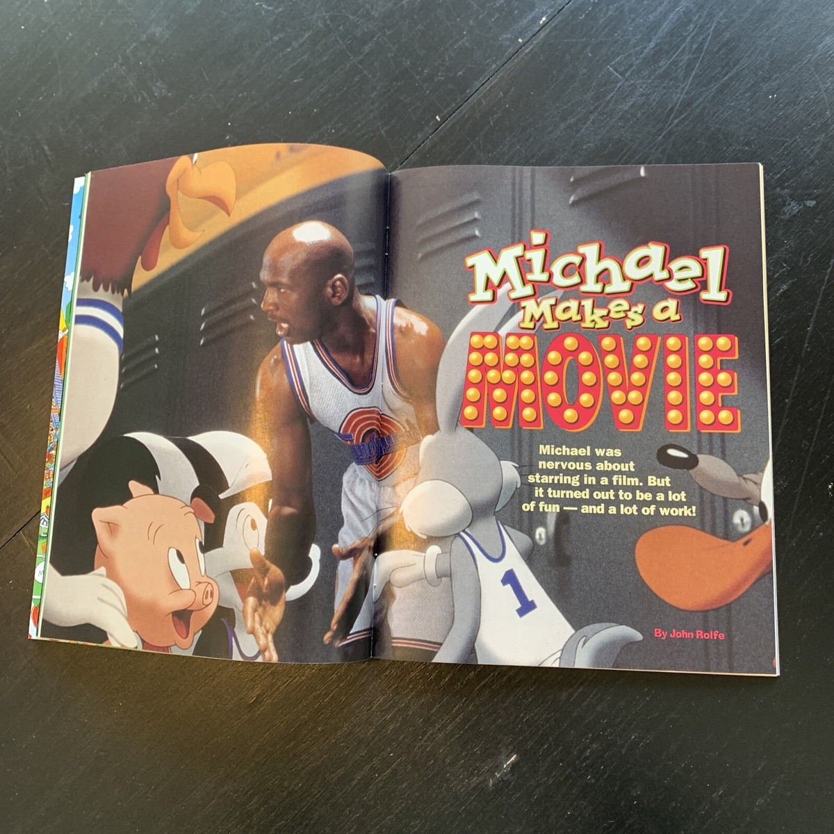 SPACE JAM SI For Kids Michael JORDAN 1997 RARE MJ POSTER