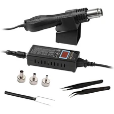 Hot Air Gun Digital Portable Heat Gun Nozzle Soldering Station