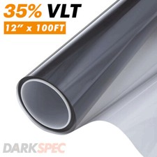 Uncut 35 Vlt 12 X 1200 Window Windshield Solar Visor Tint Film Roll Uncut 35 Vlt 12 X 1200 Window Windshield Solar Visor Tint Film Roll
