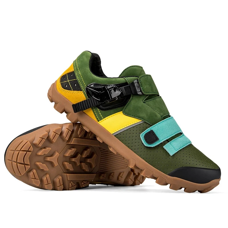 Men's MTB Cycling Shoes with SPD Cleats Non-slip Gravel Road Bike Cycling Shoes - Image 4 of 4