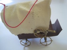 Pikes Peak Or Bust Souvenir Pioneer Wagon Ornament
