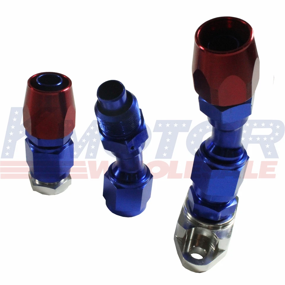 Turbo Charger Turbo Stainless Braided 17" Oil Return Drain Line+10AN Fitting Kit - Image 3 of 4