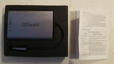 QGeeM USB C 8 Port Multifunction Converter -G3
