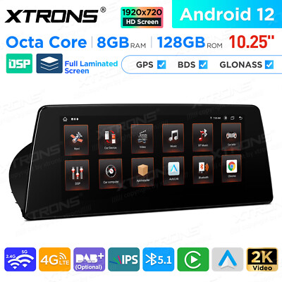 10.25'' Android 14 WIFI Car GPS Stereo Radio 8+128G For BMW 3er E90 328i 335i M3 