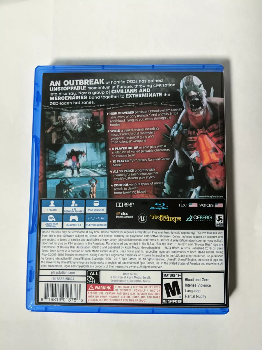 Killing Floor 2 PlayStation 4 Ps4 for sale online