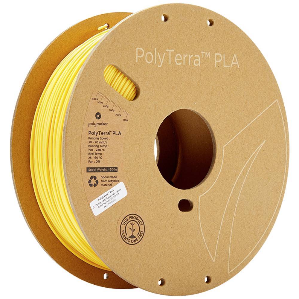 Polymaker 70850 PolyTerra PLA Filamento per stampante 3D Plastica PLA contenuto