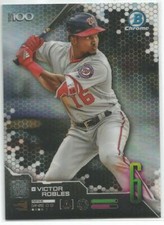 Victor Robles Washington Nationals 2019 Bowman Chrome Scouts Top 100