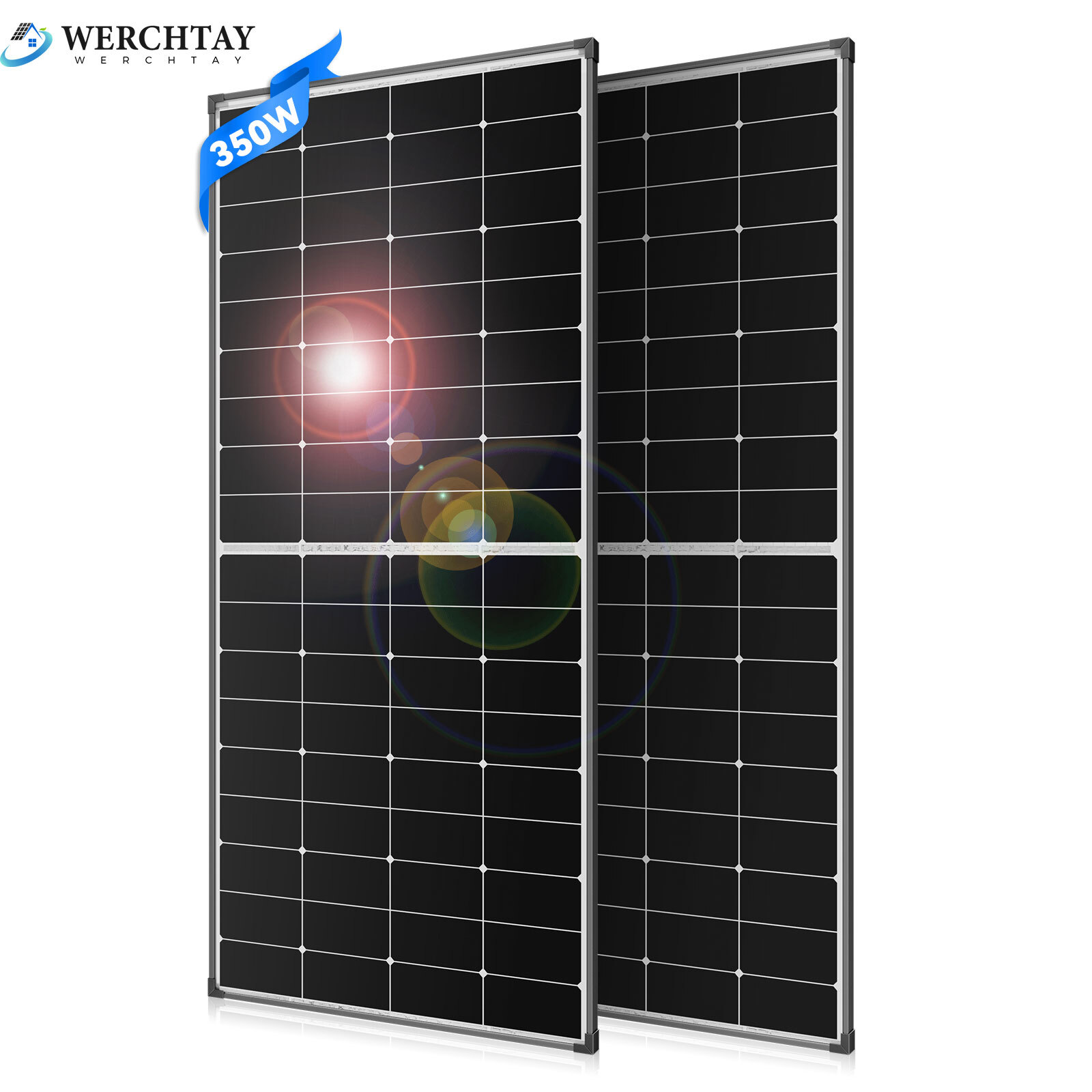 350W 700W 1400W Mono Solar Panel High Efficiency Home Off-Grid Power Farm Yacht