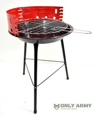 Portable Small BBQ 36cm Charcoal Round Outdoor Camping Lightweight Picnic Coal 