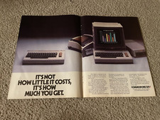 Vintage 1984 COMMODORE 64 Home Computer PC Print Ad "HOW MUCH YOU GET"