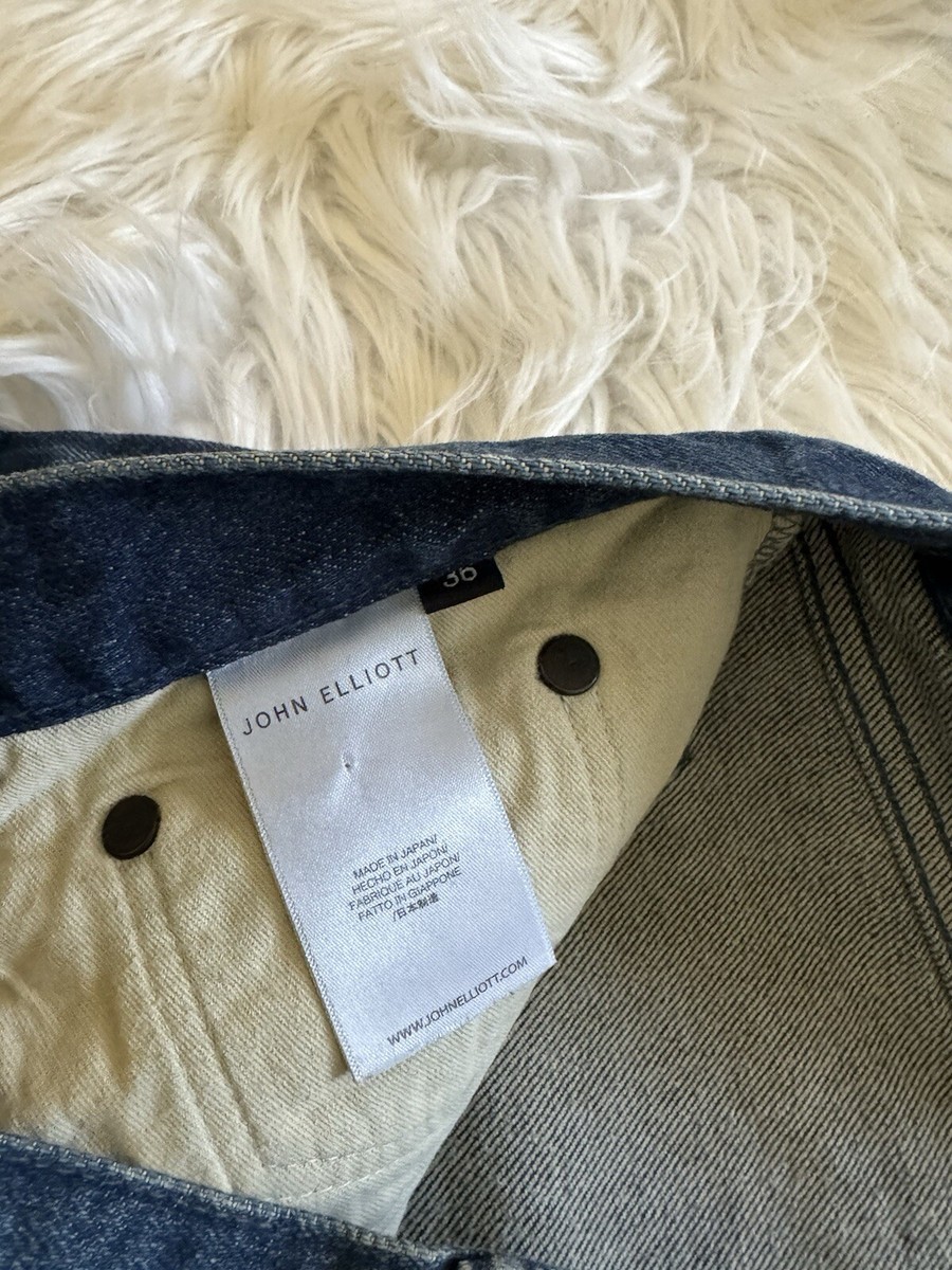 John Elliott The Cast 2 Indigo Distressed Denim Jeans 36 | eBay