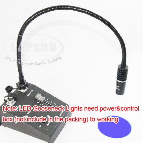 White / UV 365nm 3 Watt LED Gooseneck Lights Illuminator F/ Digital