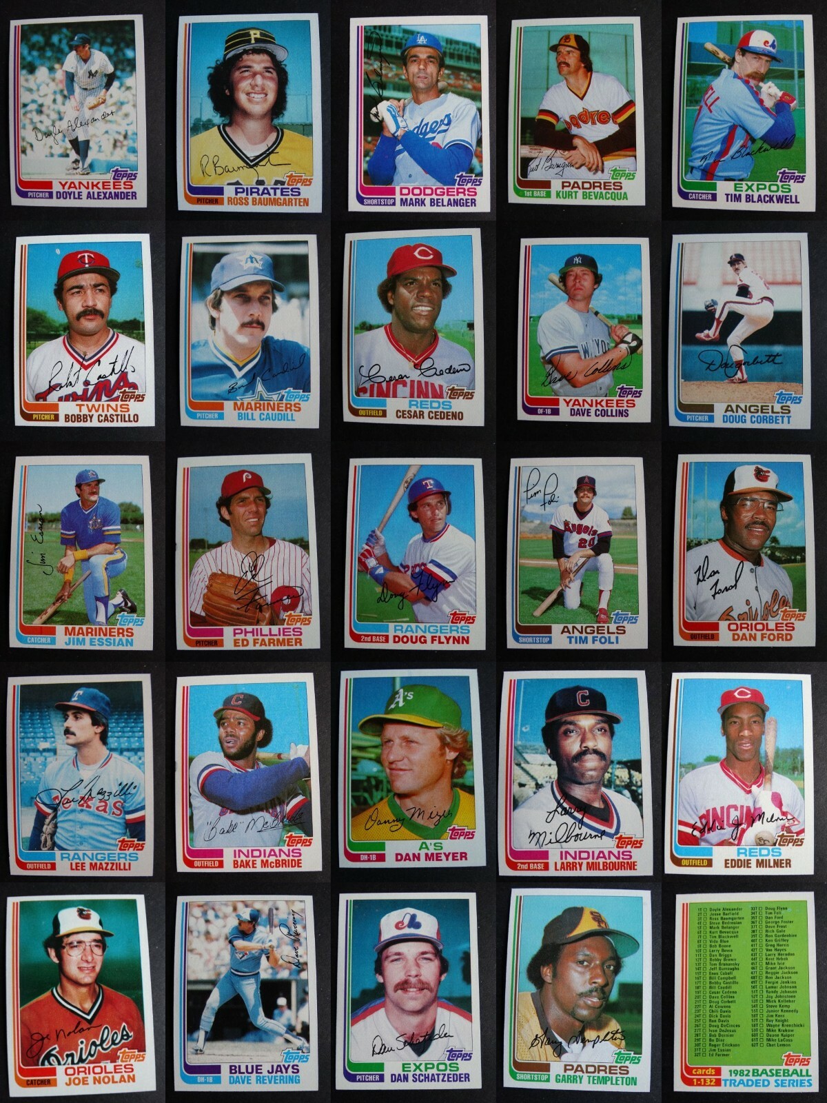 1982 Topps Traded Baseball Cards Complete Your Set You U Pick From List 1T-132T