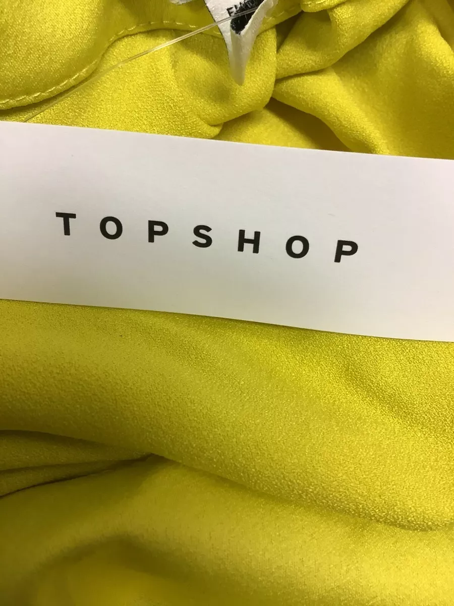 Topshop tie top back slip