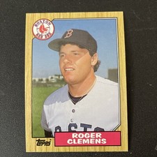 1987 Topps - #340 Roger Clemens, Boston Red Sox, Mint