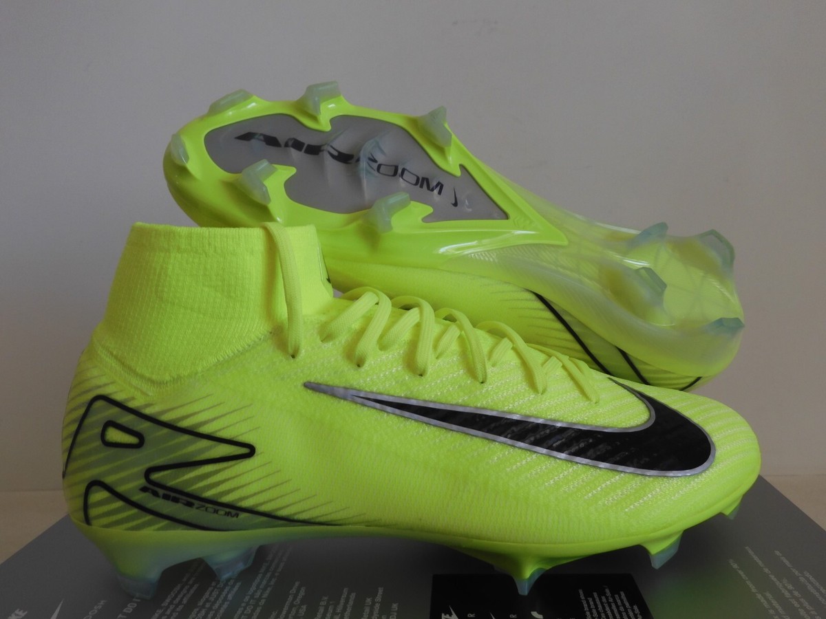 Nike Zoom Mercurial Superfly 10 Elite Fg Volt-Black Sz 9.5 [FQ1454