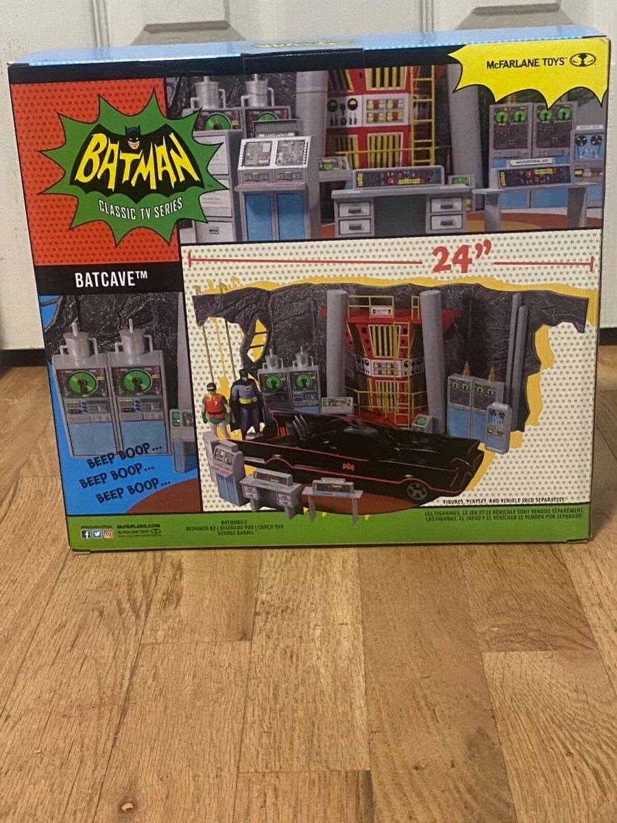 DC Retro Batman 66 BATCAVE Playset Target Excusive McFarlene Toys