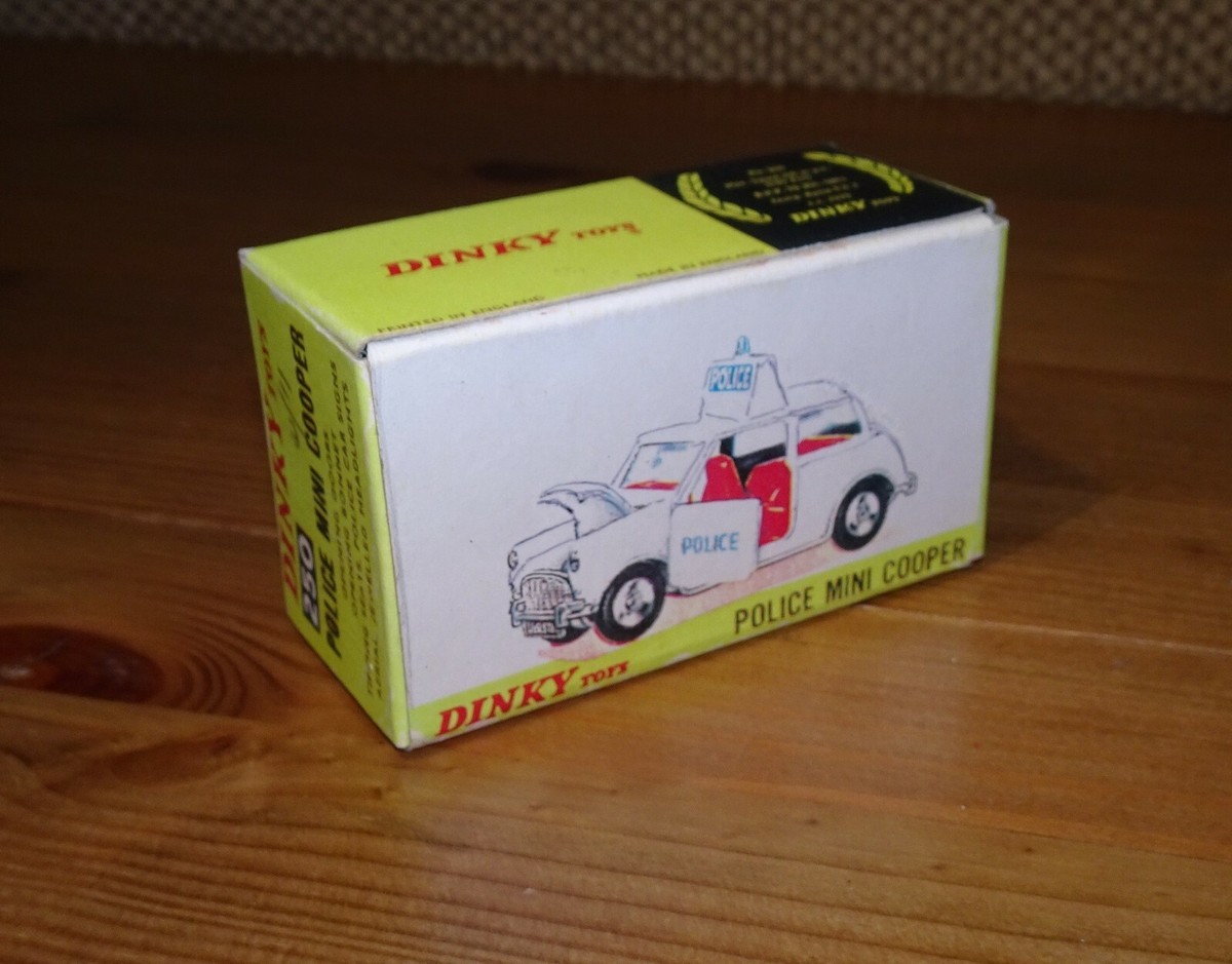 ディンキー（Dinky Toys）No.250 ポリス・ミニ・クーパー Dinky 250 Mini Cooper S Police Car, Mint in Original Box