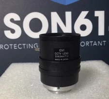 GVI CCTV Lens W/ 3.5-8mm 1/3” F1.4 CS Manual Iris For Security Camera TESTED!