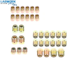 Brake Line Fitting Kit For Inverted Flares on 3/16 and 1/4 Tube 35pcs