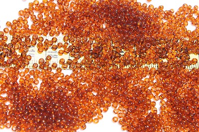 10/0 Old Time Vintage Venetian Trans Brown  #2 Seed Beads/1oz