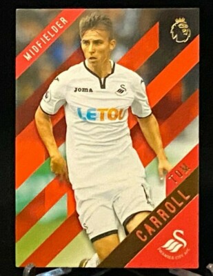 Tom Carroll Reds 2017-18 Topps Premier League Gold Red #117 Tom Carroll Swansea City | eBay
