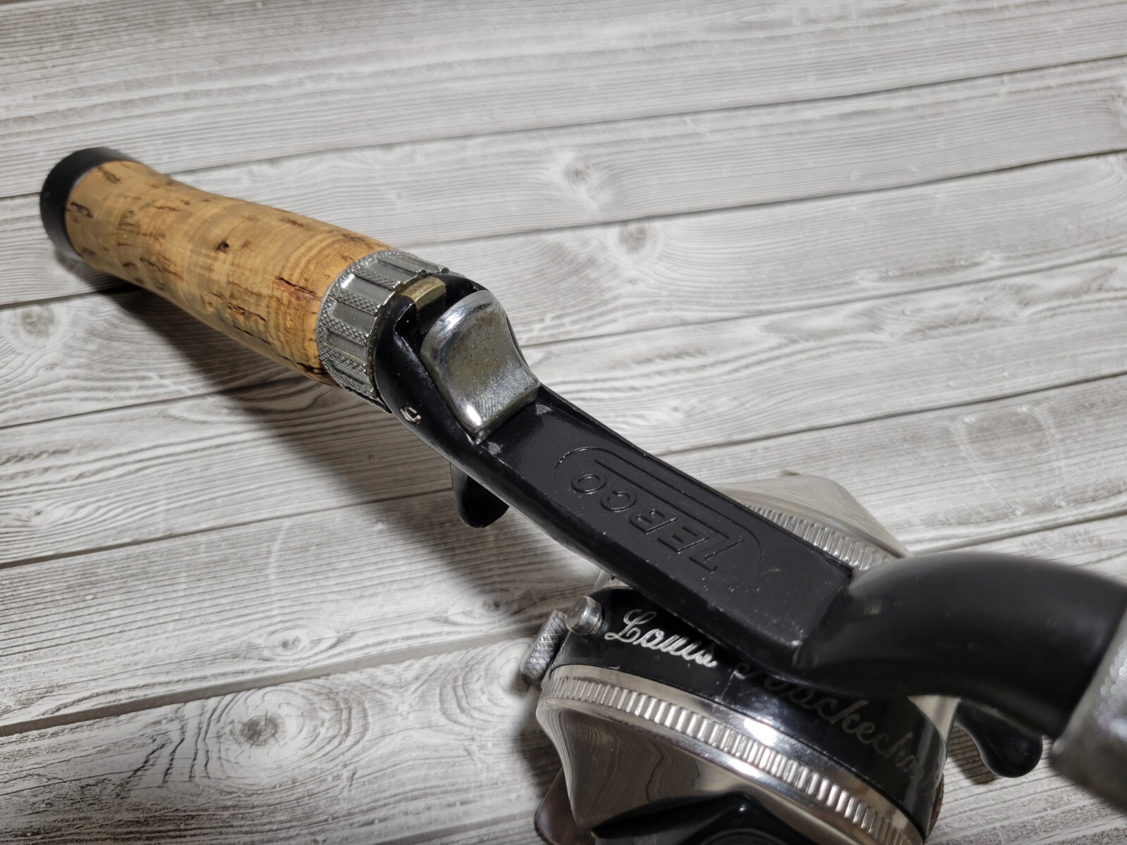 Zebco Spinner Model 33 Fishing Reel Large Rivet Tulsa Ok with ZEBCO