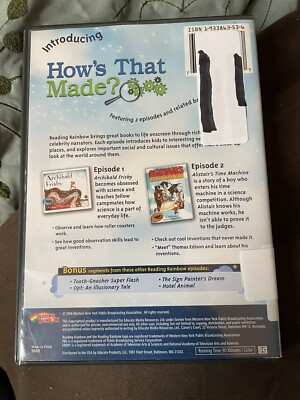Reading Rainbow: How's That Made? DVD PBS 713974090495| eBay