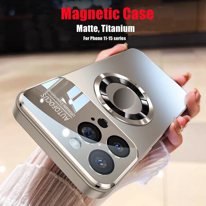 Case Cover for iPhone 15 Pro Max 16 14Plus 13 Magnetic Wireless Charge Men Women