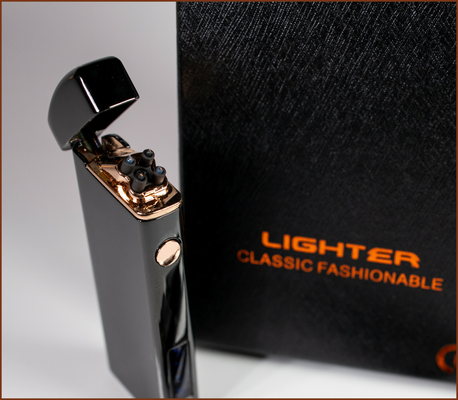 Arc Plasma Electric USB Lighter - Windproof - Flameless - w/Battery Indicator
