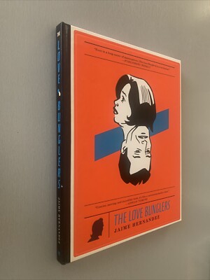 The Love Bunglers by Jaime Hernandez SIGNED Fantagraphics, 2 Library Stamps