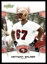 2008 Score Kentwan Balmer RC San Francisco 49ers #352