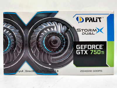 GTX 750Ti 2gb Palit StormX Dual - Wie neu