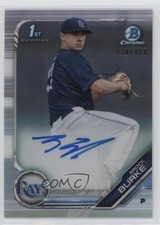 2019 Bowman Chrome Prospect Refractor 130/499 Brock Burke #CPA-BBU Auto 19bb