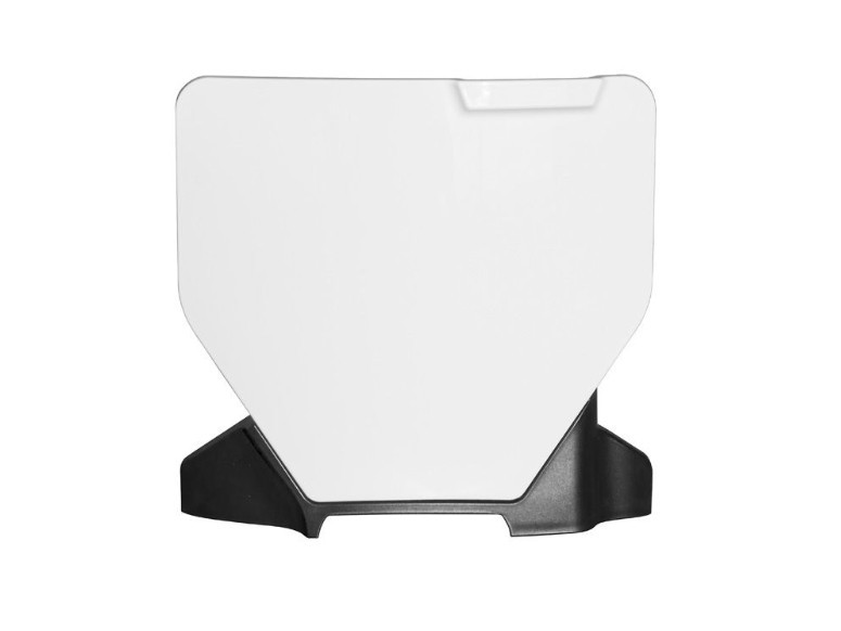 Rtech Number Plate Fits Husqvarna FC FS TC Ab23 White/Black