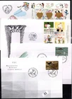 = FINLAND - 4 FDC - ART - CARTOONS - NATURE - BIRDS - FISH - 1998
