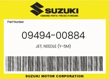 Suzuki Genuine Jet, Needle (Y-5M) - 09494-00884