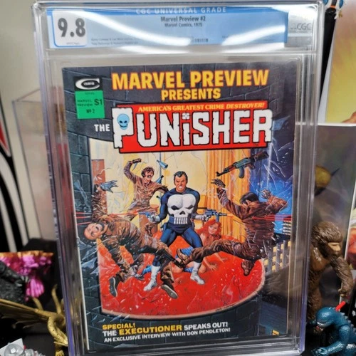 🔥Marvel Preview 2 CGC GRADED 9.8 WP 1st Origin The Punisher🔥SEE DESCRIPTION🔥