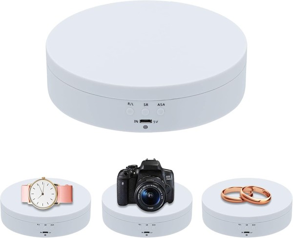 Mcbazel 360-Grad-DrehstäNder FüR Fotografie 360°, Elektrisch Drehbarer-image
