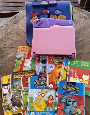 LeapFrog LeapPad  Learning System  Educational Reader 14 Books 10 cass Tested